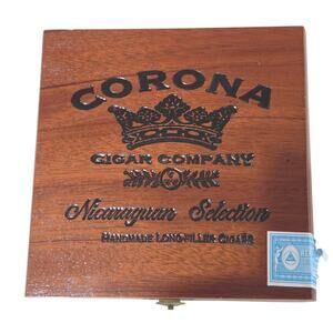 Corona Empty Cigar Box